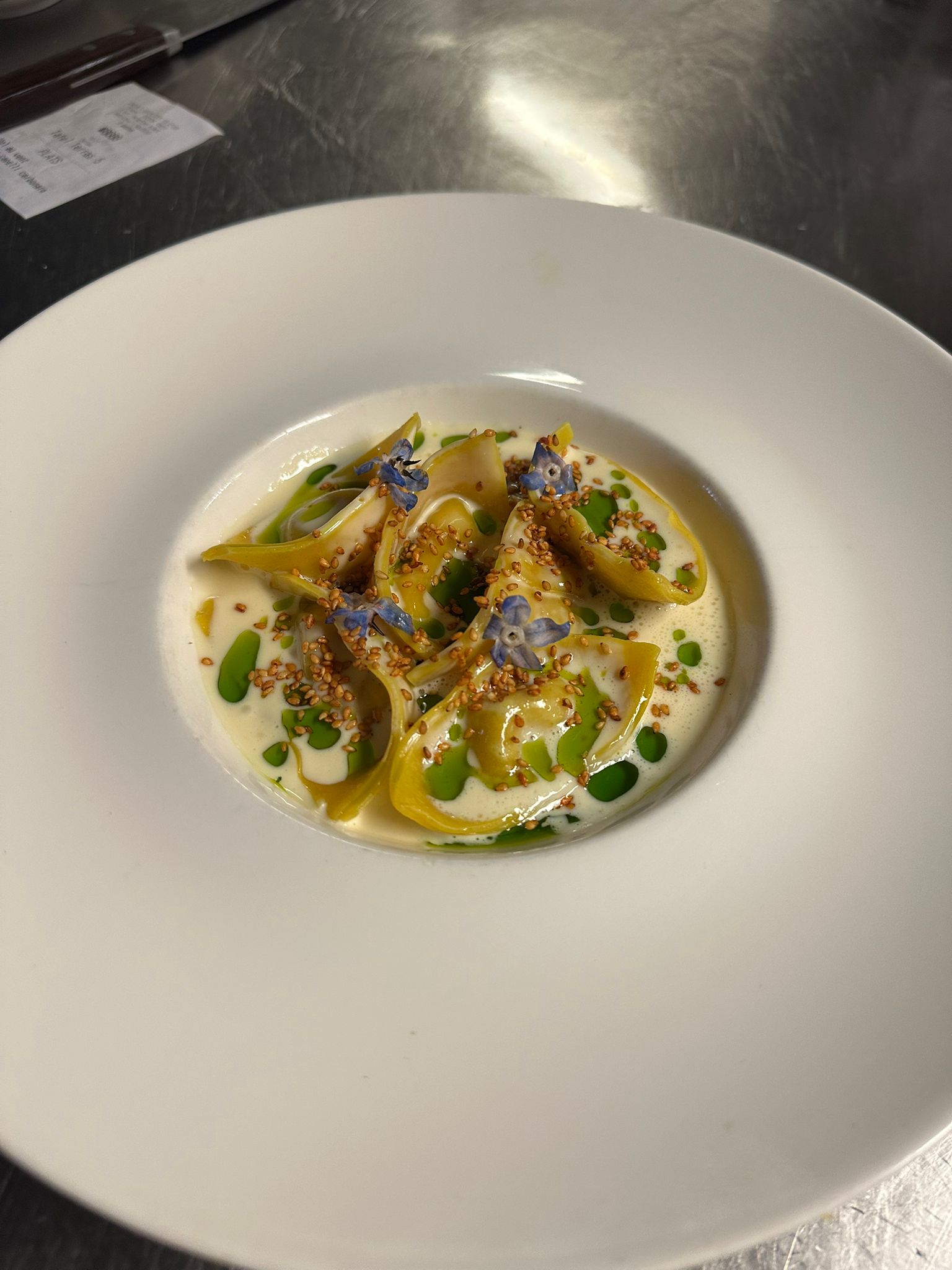 Raviolis à la Crème de Parmesan